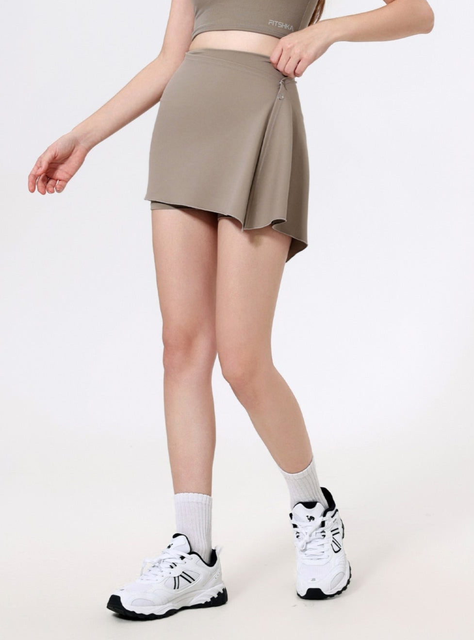 AIRMESH High-Waisted Skirt